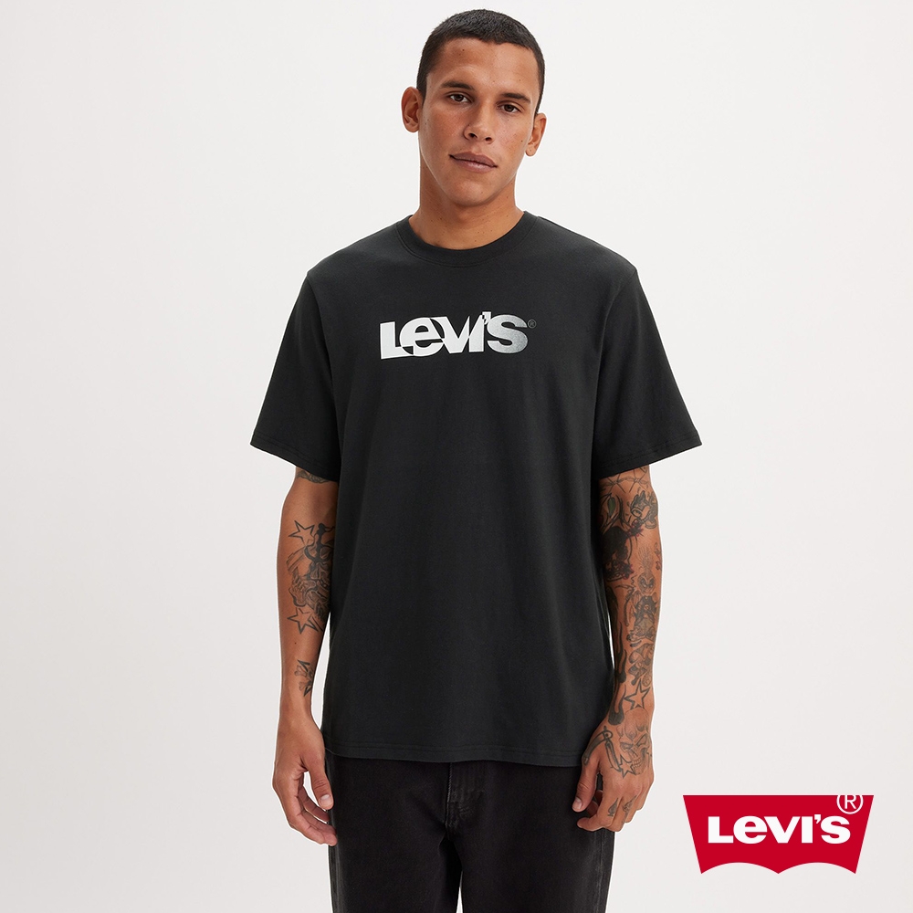 Levi's 男款 LOGO舒適版型短袖Tee恤