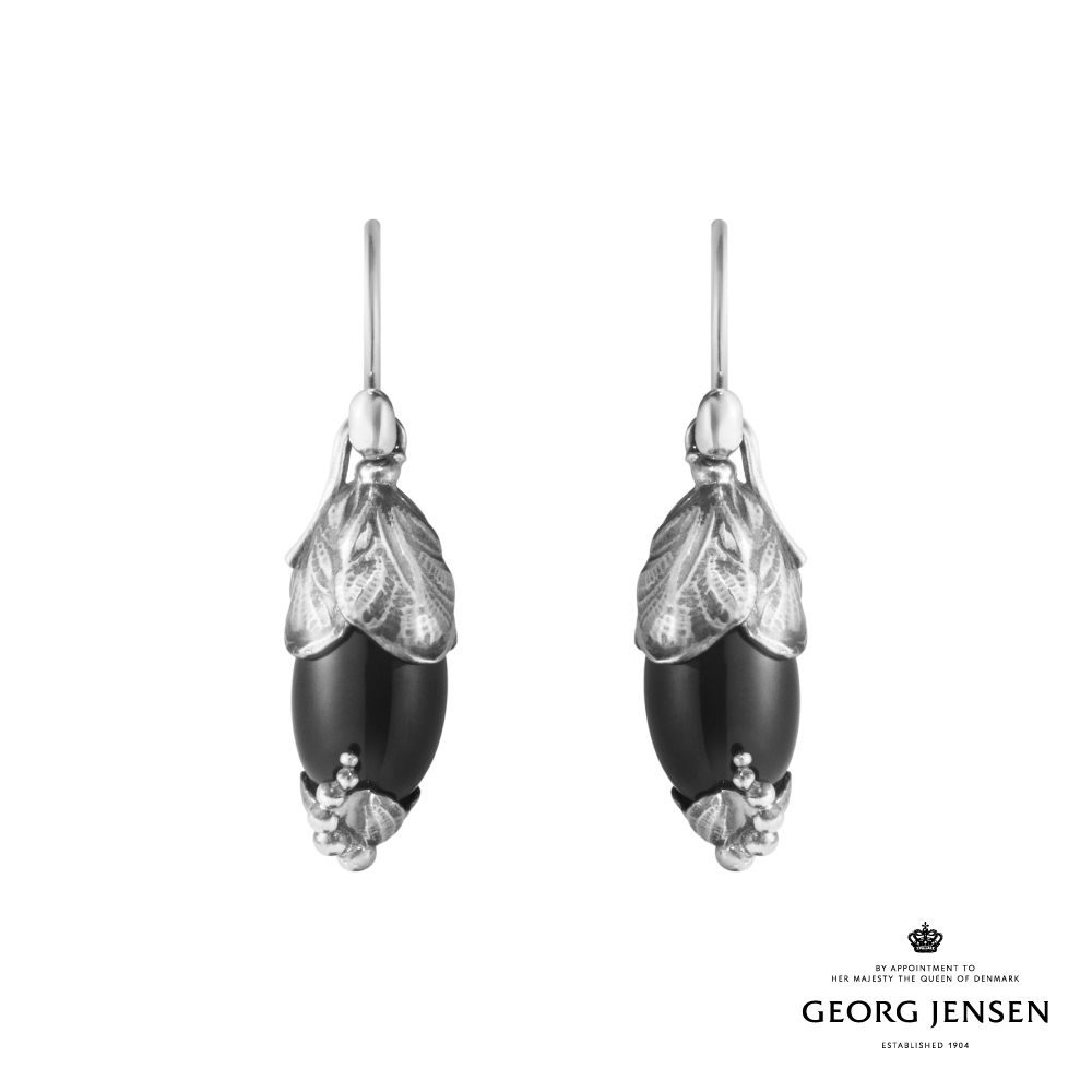 Georg Jensen 喬治傑生 2024 HERITAGE 耳環 黑瑪瑙