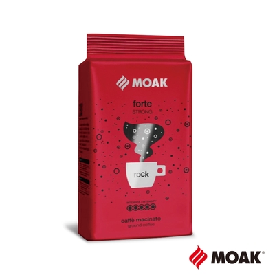 【MOAK】義大利FORTE ROCK紅牌咖啡粉(250g/包)