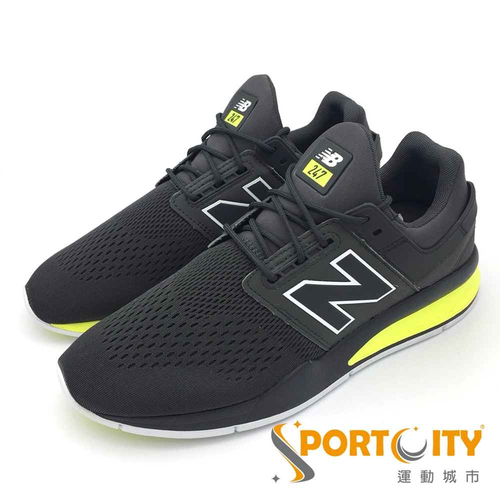 New Balance 男慢跑鞋 黑灰 MS247TG-D