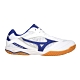 MIZUNO 男桌球鞋-訓練 美津濃 乒乓 運動 81GA170520 白藍 product thumbnail 1