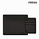 FOSSIL Derrick 二合一可拆式短夾-黑色 ML3685001  (禮盒組附鐵盒) product thumbnail 1