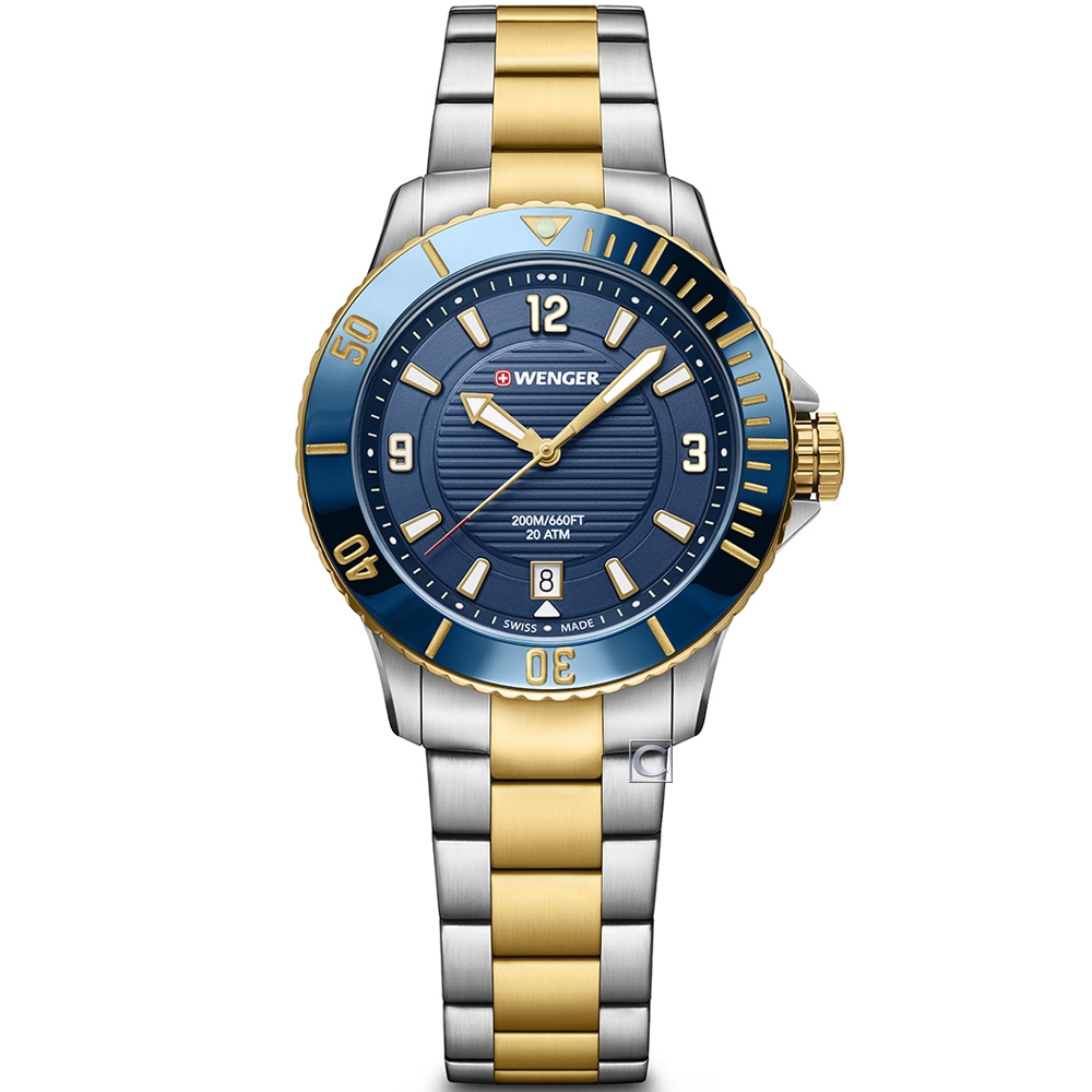 WENGER Seaforce 200米潛水錶(01.0621.114)35mm雙色款