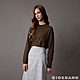 GIORDANO 女裝寬版微高領上衣 - 43 瀝青綠 product thumbnail 1