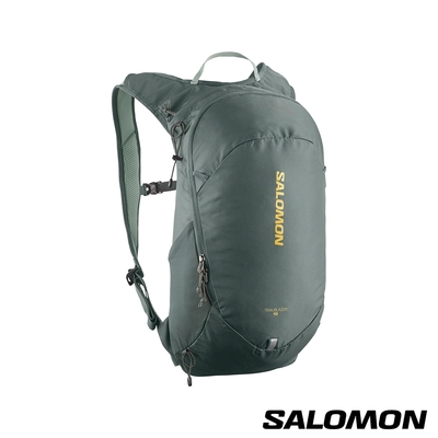 官方直營 Salomon TRAILBLAZER 10 多功能背包 都會灰/灰綠