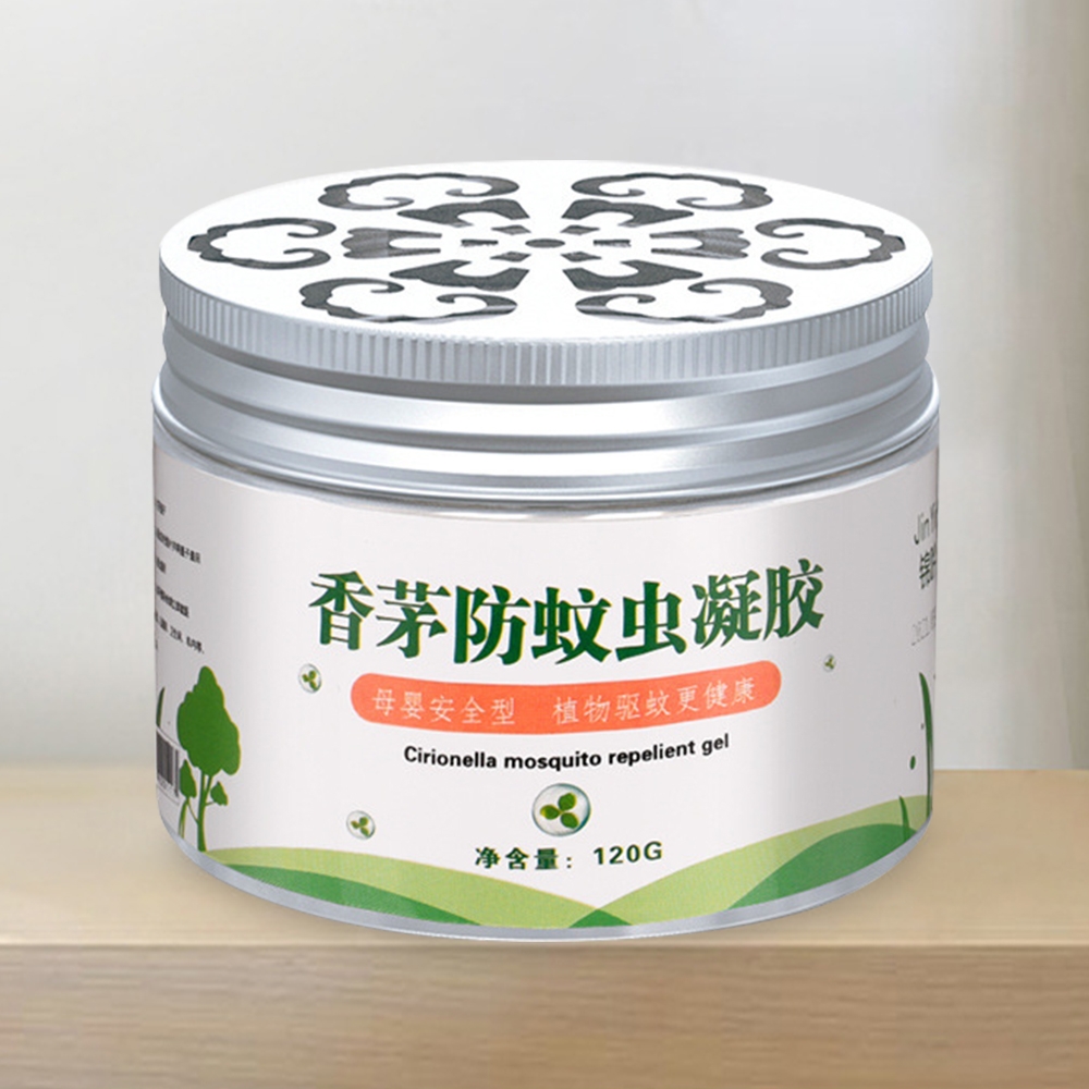 香茅植物驅蚊凝膠罐5入組