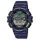 CASIO 海釣者專屬10年電力設計數位電子錶-藍(WS-1200H-2A)/48.6mm product thumbnail 1