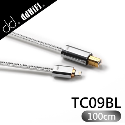 ddHiFi TC09BC Type-C(公)轉USB-B(公)純銀HiFi級數據線(50cm) | 線材