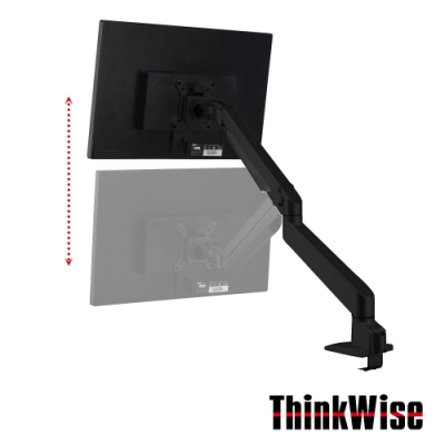ThinkWise BS100-HL 單螢幕 高荷重 氣壓升降支架 (黑色)