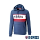 K-SWISS KS Logo Hoodie刷毛連帽上衣-女-藍 product thumbnail 1