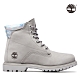 Timberland 女款淺中灰磨砂革六吋靴|A2ADF product thumbnail 1