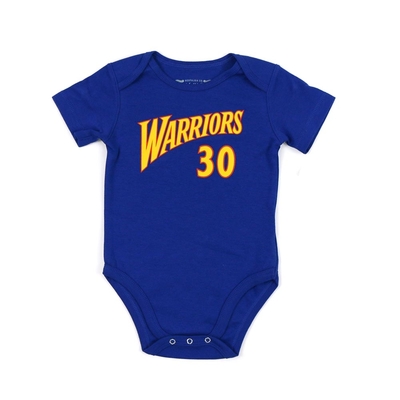 M&N NBA 新生兒 包屁衣 勇士隊 #30 Stephen Curry