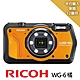 RICOH 理光 WG-6 全天候耐寒耐衝擊防水相機-橘色*(平行輸入) product thumbnail 1