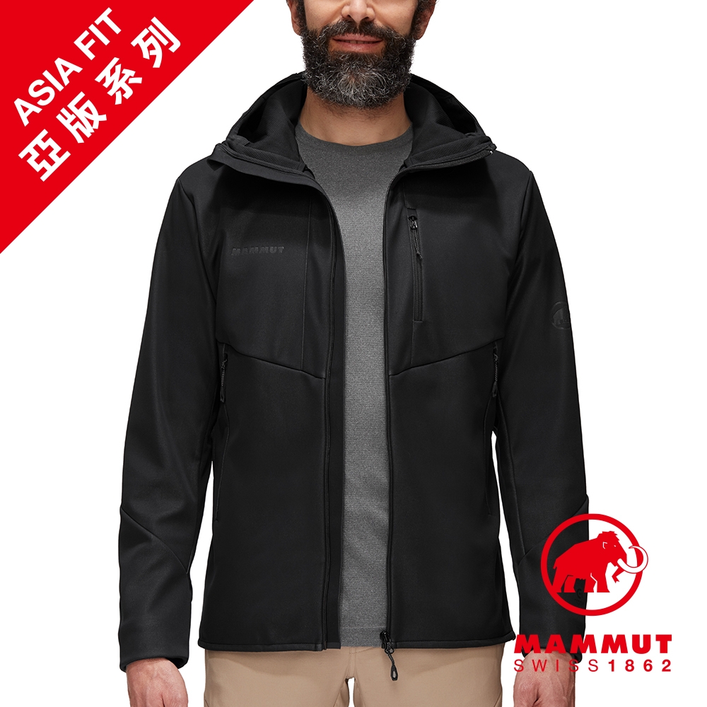 Mammut】Ultimate VI SO Hooded Jacket AF Men 防風防潑水軟殼連帽外套