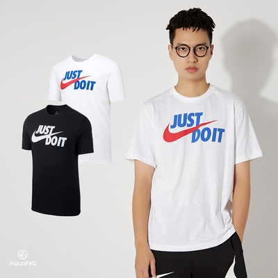 Nike AS M NSW Tee Swoosh 男款 白色 黑色 運動 休閒 短袖 AR5007-106/AR5007-011