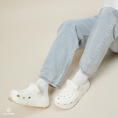 Crocs Hiker Xscape Clog 男女 白 經典獵戶 卡駱馳 厚底 戶外 涼拖鞋 208365001