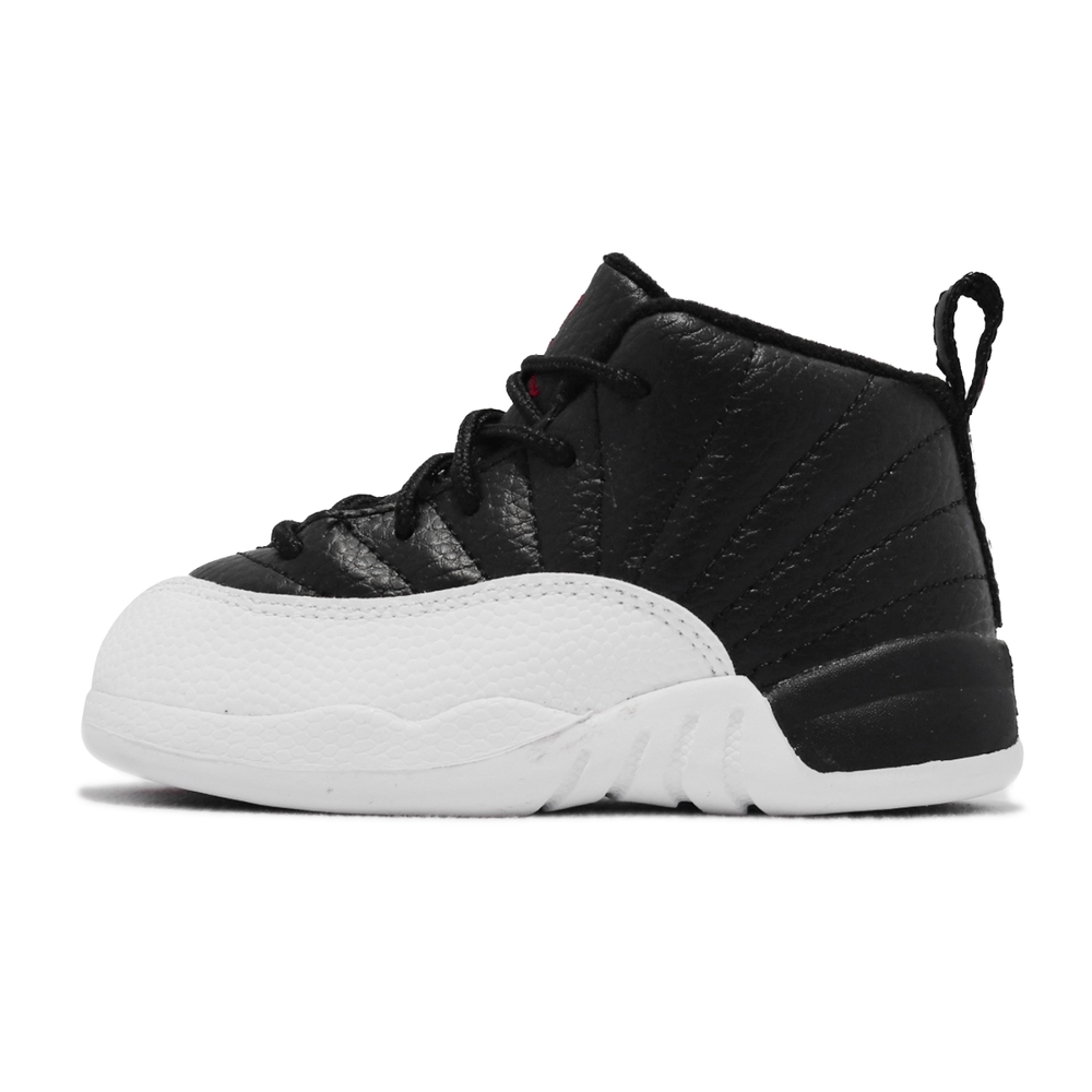 Nike 童鞋Air Jordan 12 Retro TD 黑白Playoffs 季後賽小童850000006