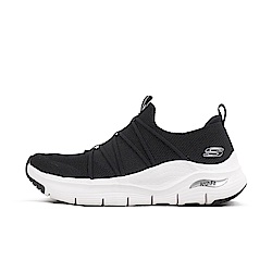 Skechers Arch Fit [149564BLK] 女 健走鞋 步行 休閒 運動 套穿式 舒適 緩震 透氣 黑