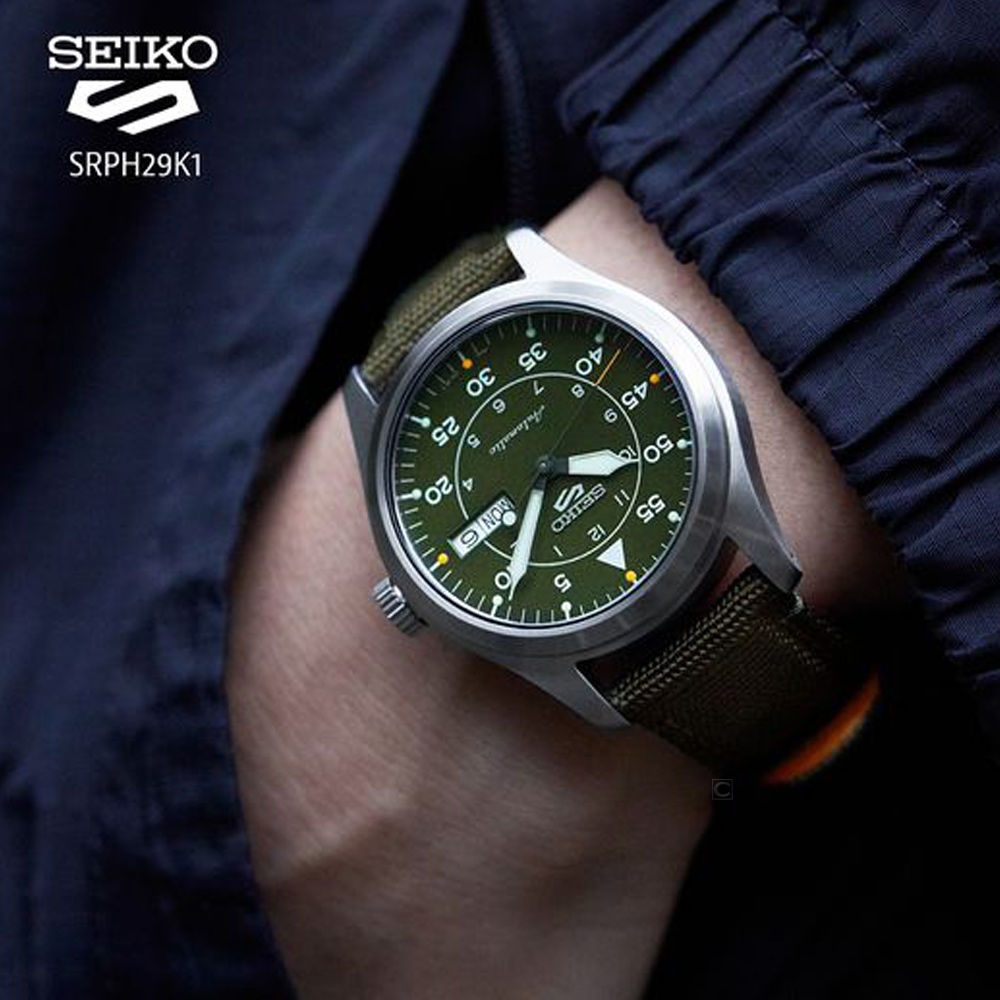 SEIKO 5 Sports 精工 軍風機械錶(4R36-10A0G/SRPH29K1)39.4mm