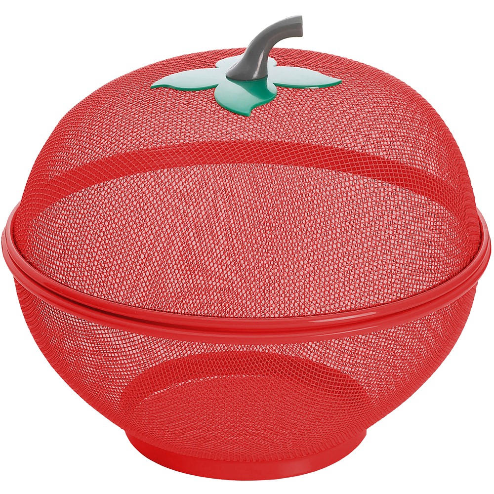 《EXCELSA》蘋果造型2in1水果籃(紅) | 水果盤 水果籃