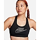 NIKE AS W NK SWSH MED SPT FUTURA BR 女運動內衣-黑-FB4081010 product thumbnail 1