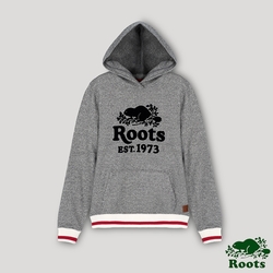 Roots 女裝- 小木屋系列 經典連帽上衣-灰色