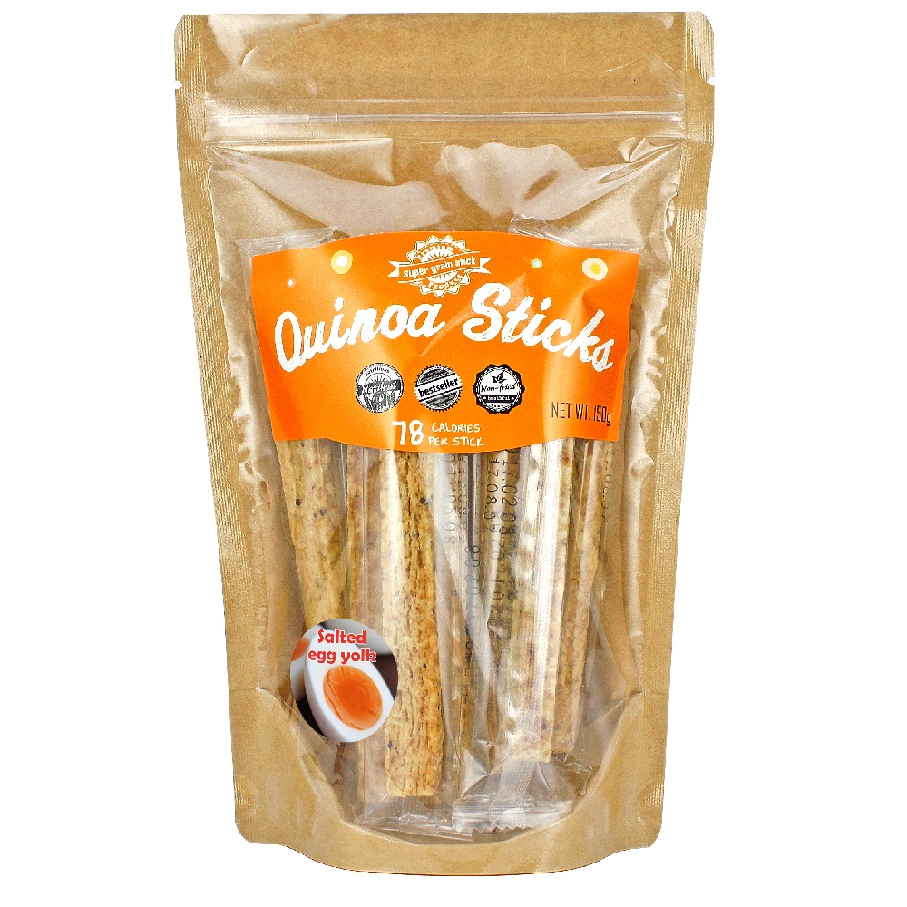 QUINOA STICK 黎麥千層棒-鹹蛋黃(150g)