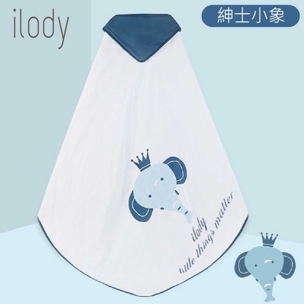 【英國 ilody】嬰幼兒6層綿紗多功能大浴巾/包巾 100x100cm (3款任選)