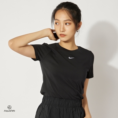 Nike AS W NSW ESSNTL TEE SS CREW LB 女款 黑色 運動 休閒 短袖 CZ7340-011