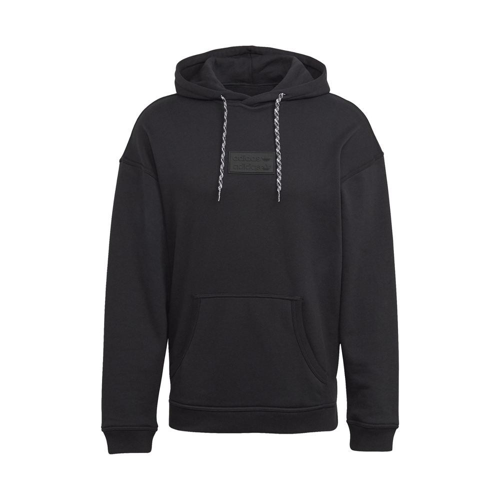 adidas 帽T Silicon Hoody 運動休閒 男款 愛迪達 連帽上衣 運動休閒 穿搭 黑 白 GN3313