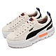 Puma 休閒鞋 Mayze Lth Wns 女鞋 米白 黑 厚底 增高 經典 皮革 金標 38198329 product thumbnail 1