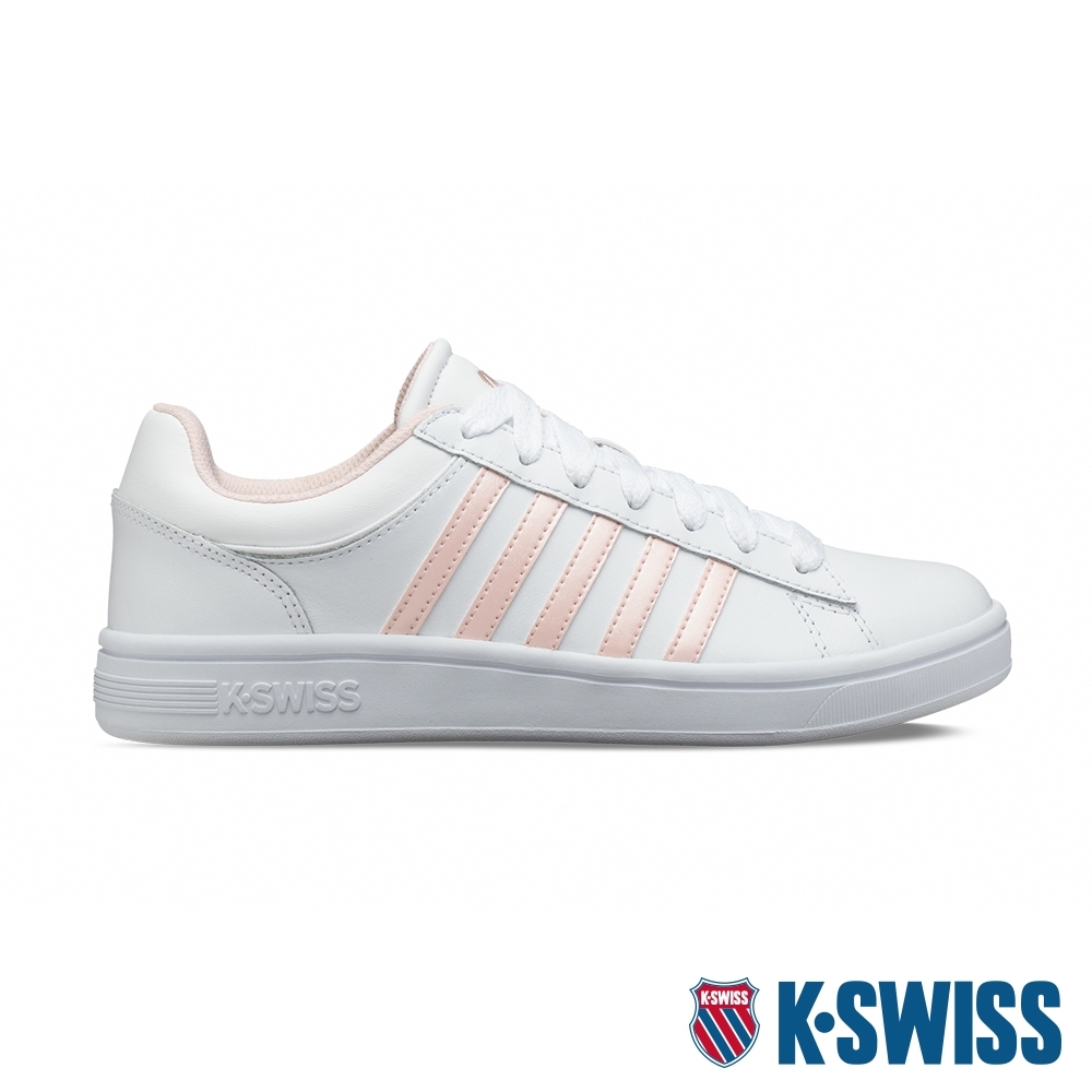 K-SWISS Court Winston時尚運動鞋-女-白/粉紅