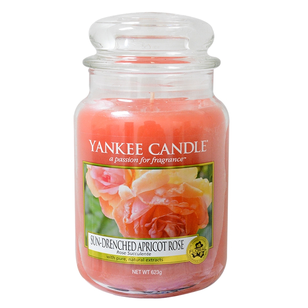 Yankee Candle 香氛蠟燭623g 陽光滋潤下的杏色薔薇 蠟燭 Yahoo奇摩購物中心