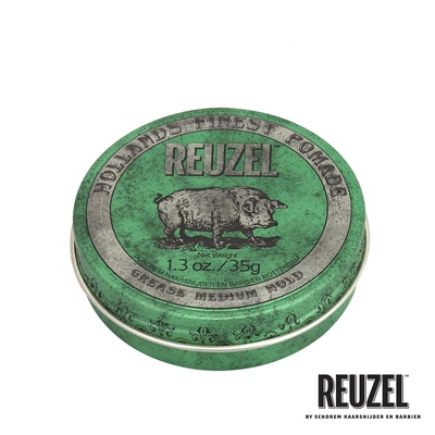 REUZEL 綠豬中強髮油 35g (Green Pomade Grease)