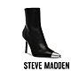 STEVE MADDEN-IYANNA-C 拼接尖頭細跟短靴-黑色 product thumbnail 1