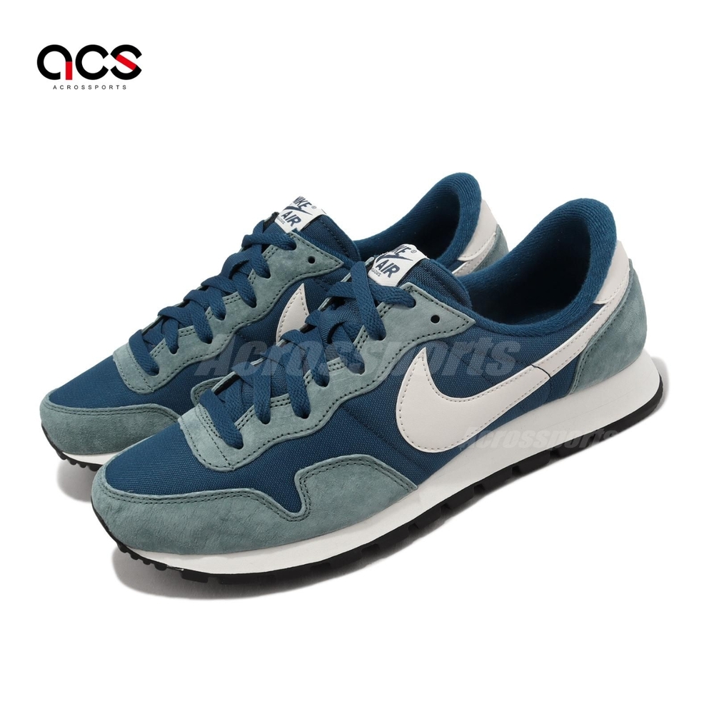 Nike 休閒鞋 Air Pegasus 83 PRM 男鞋 女鞋 藍綠色 復古 皮革 基本款 異材質 DQ7675-400