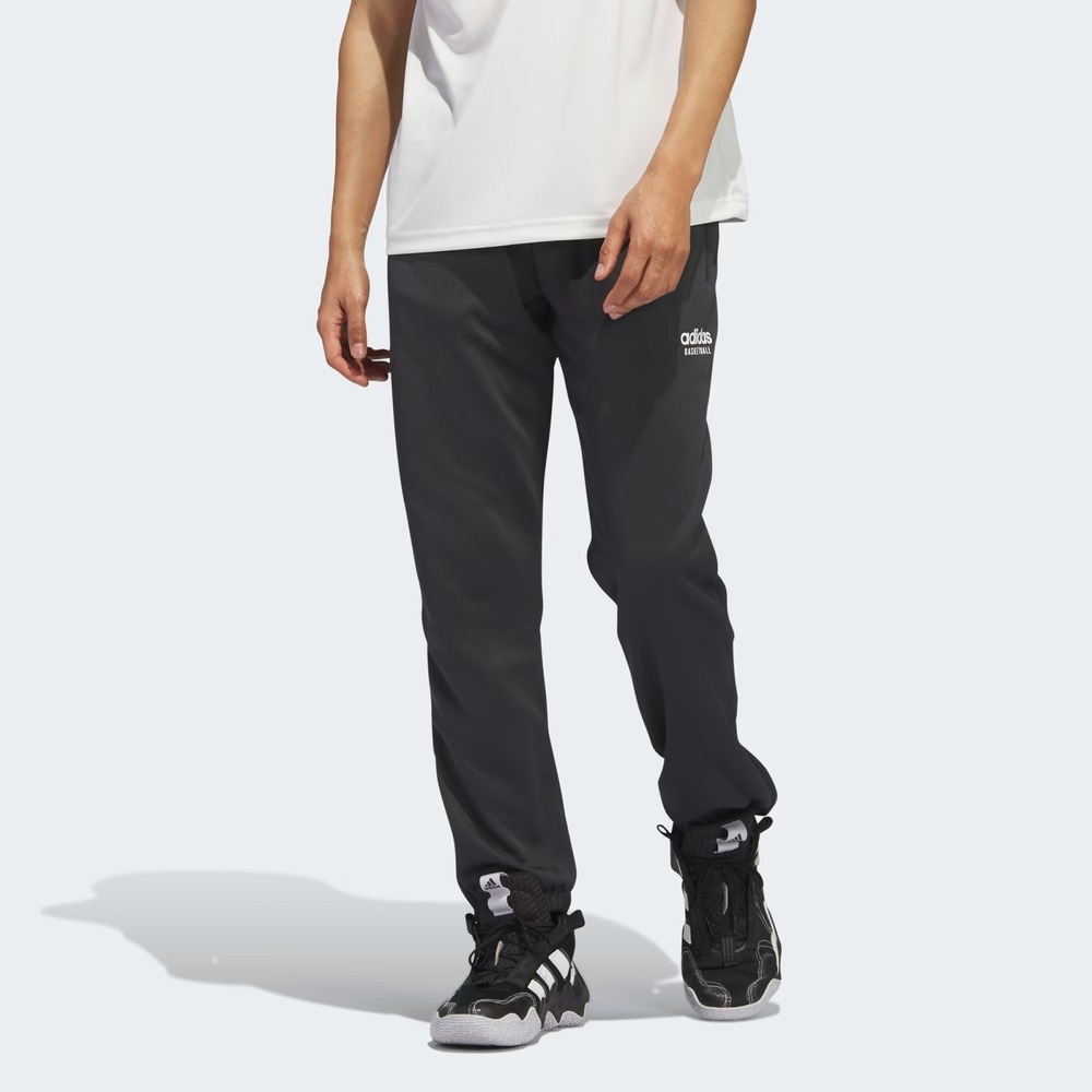 Adidas Select Pants IL2182 男 長褲 運動 訓練 籃球 吸濕排汗 拉鍊口袋 舒適 深灰