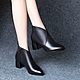 【KEITH-WILL】時尚鞋館-獨賣英倫線條短靴(時尚 踝靴 高跟短靴) product thumbnail 1