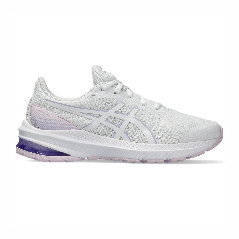 Asics GT-1000 12 GS [1014A296-101] 大童 慢跑鞋 運動 休閒 緩震 穩定 透氣 白紫