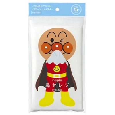 日本【Nepia】 ITSUMO麵包超人溫和紙巾40抽