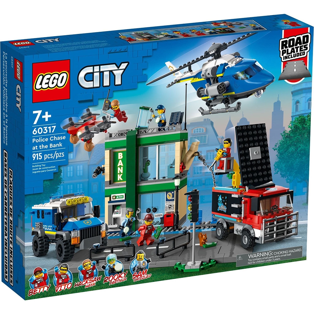 樂高LEGO 城市系列 - LT60317 銀行警匪追逐戰