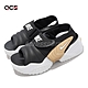 Nike 涼鞋 Wmns Adjust Force Sandal 女鞋 黑 白 金 Y2K 可拆綁帶 厚底 DV2136-001 product thumbnail 1