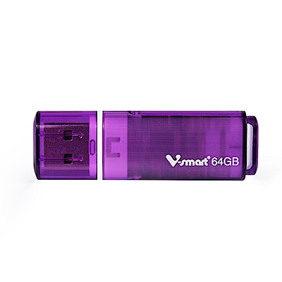 V-smart USB3.1防水高速安全加密隨身碟-64GB紫色