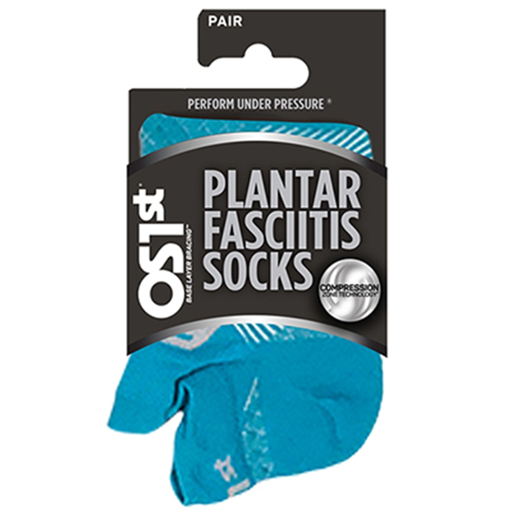 OS1st-FS4高性能足弓襪船型襪(水藍色一雙)