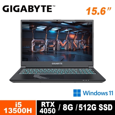 技嘉 G5 MF5-52TW383SH 15.6吋電競筆電 (i5-13500H/RTX4050 6G/144Hz/8G/512G/Win11 Home/FHD)