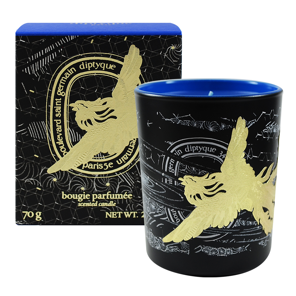 Diptyque 耶誕限量蠟燭-鳳凰淚滴(藍) 70g Phoenix Candle