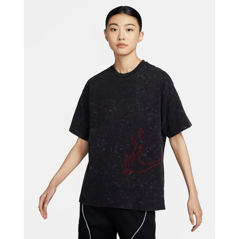 Nike AS U NK LUNAR DRGN SS TEE 男女短袖上衣-黑-FZ7625010