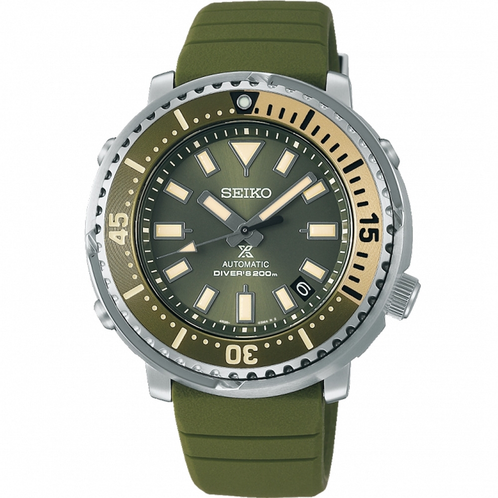 SEIKO 精工 PROSPEX DIVER SCUBA200米潛水機械錶(SRPF83K1/4R35-04L0G)-43.2mm