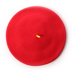 西班牙ELOSEGUI，女DAME貝雷帽EL_DAME1904443 (法蘭紅+)全球限量版