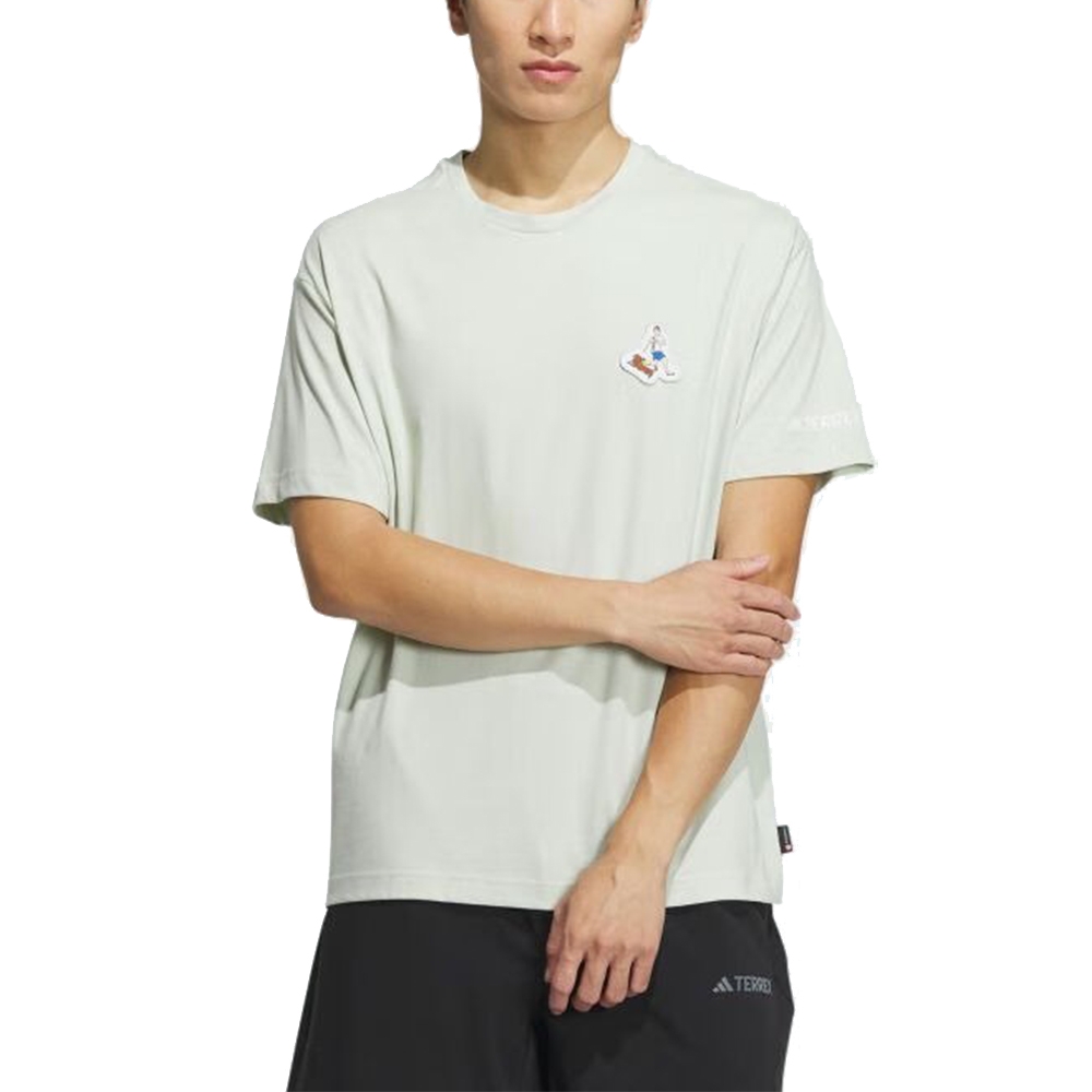 【Adidas 愛迪達】 TRX GFX SS TEE 圓領短袖T恤 男 - IS0303